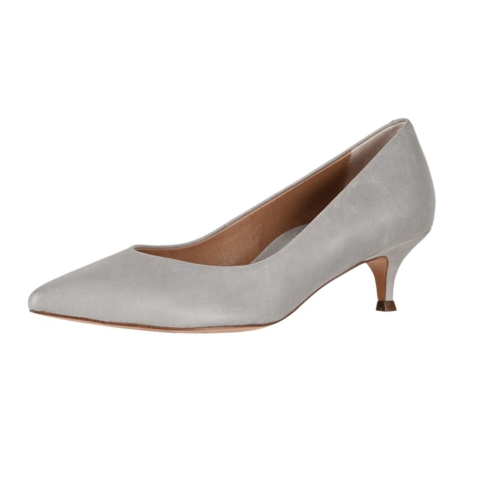 Vionic Women's Josie Kitten Heels Shoes Light Grey Size 5